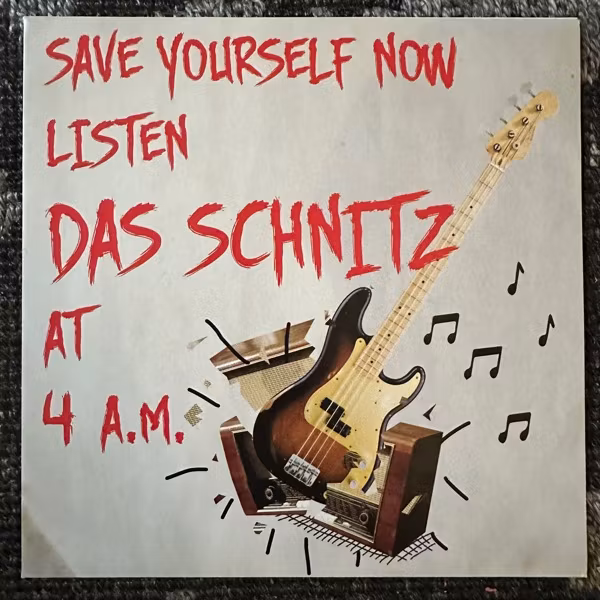 DAS SCHNITZ 4 A.M. EP (Red vinyl) (Different Class - Portugal reissue) (NM) 7"