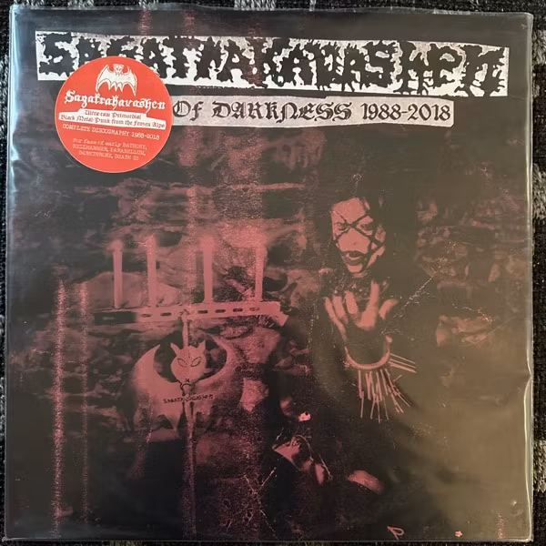 SAGATRAKAVASHEN Saga Of Darkness 1988-2018 (F.O.A.D. - Italy original) (NM/EX) 2LP