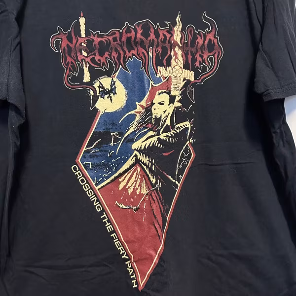 NECROMANTIA Crossing The Fiery Path (M) (USED) T-SHIRT