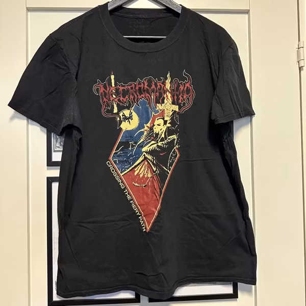 NECROMANTIA Crossing The Fiery Path (M) (USED) T-SHIRT