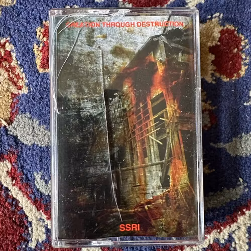 CREATION THROUGH DESTRUCTION / SSRI Split (Geräuschmanufaktur – Germany original) (NM) TAPE