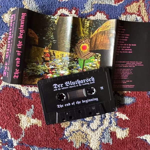 DER BLUTHARSCH AND THE INFINITE CHURCH OF THE LEADING HAND The End Of The Beginning (WKN - Austria original) (EX) TAPE