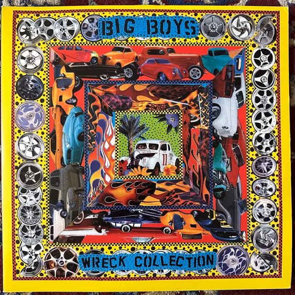 BIG BOYS Wreck Collection (Red/blue vinyl) (Gern Blandsten – USA original) (VG+/EX) 2LP