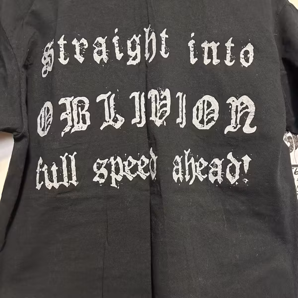CRAFT Straight Into Oblivion (M) (USED) T-SHIRT