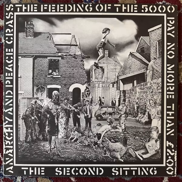 CRASS The Feeding Of The 5000 (The Second Sitting) (Crass - UK 1980 reissue) (VG) LP