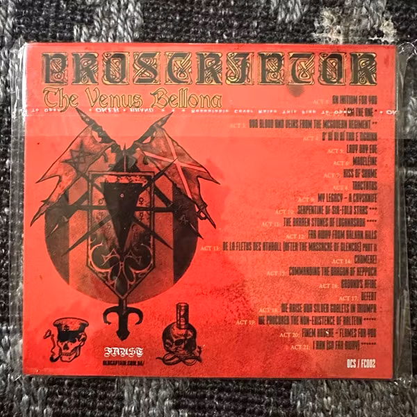 PROSCRIPTOR The Venus Bellona (Old Captain - Ukraine reissue) (NM) CD