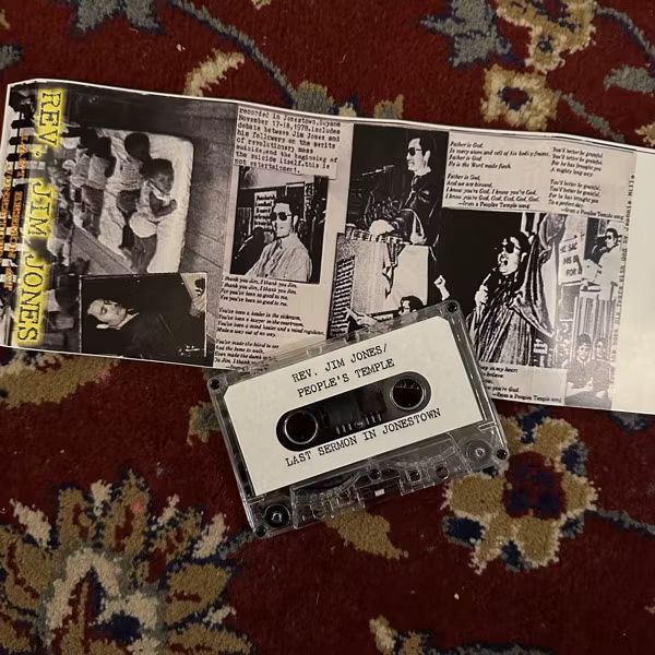 REV JIM JONES Last Sermon At Jonestown (TPOS - USA reissue) (NM) TAPE