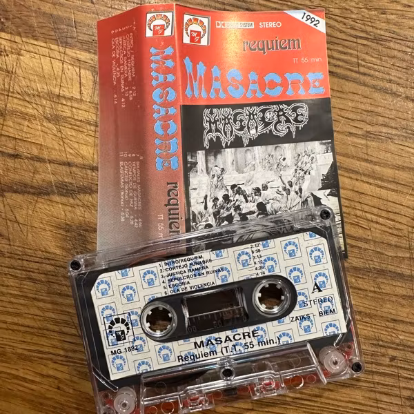 MASACRE Requiem (MG - Poland reissue) (VG+) TAPE