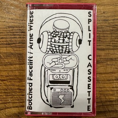 BOTCHED FACELIFT / ARNE WIESE Split (UFOODD - Sweden original) (NM) TAPE