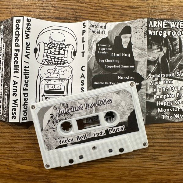 BOTCHED FACELIFT / ARNE WIESE Split (UFOODD - Sweden original) (NM) TAPE