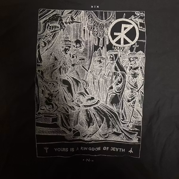 TREPANERINGSRITUALEN Yours Is a Kingdom of Death (L) (USED) T-SHIRT