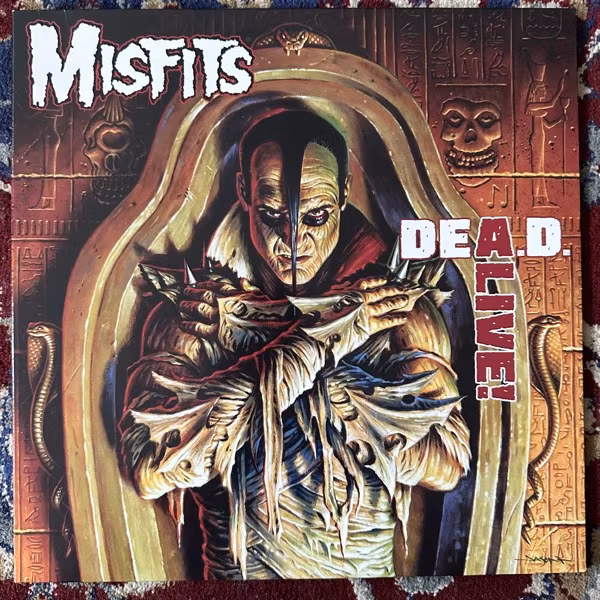 MISFITS DeA.D. Alive! (Gold vinyl) (Misfits - USA original) (EX) LP