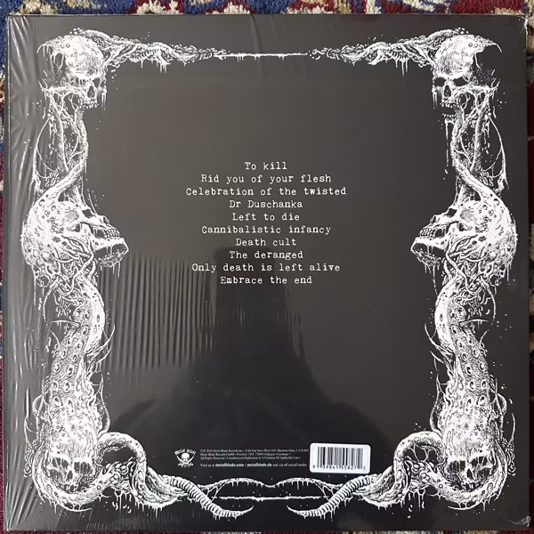 LIK Carnage (Grey marbled vinyl) (Metal Blade - Europe original) (NM) LP