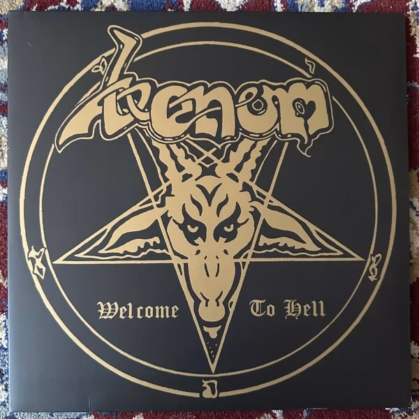 VENOM Welcome To Hell (Red vinyl) (Back On Black - UK 2016 reissue) (EX/NM) 2LP