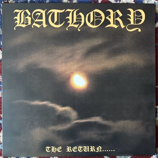 BATHORY The Return...... (Black Mark - Sweden 2013 reissue) (EX) LP