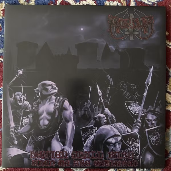 MARDUK Heaven Shall Burn... When We Are Gathered (Purple vinyl) (Osmose - France 2016 reissue) (VG+) LP