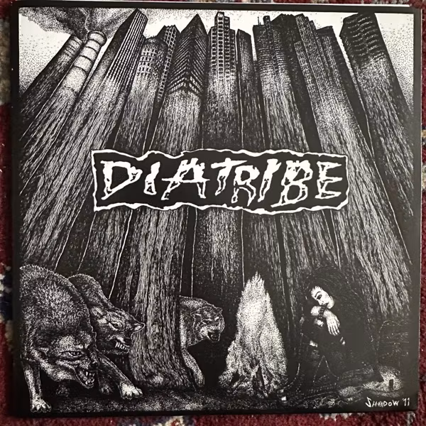 DEATH CRISIS / DIATRIBE Split (Too Old To Die - USA original) (EX/NM) 7"