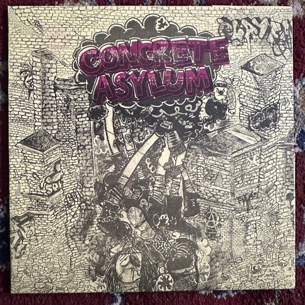 CONCRETE ASYLUM Social Anxiety E.P. (Bad Vibrations - Canada original) (EX) 7"