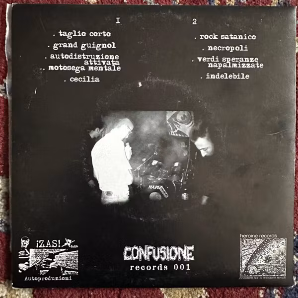 CONFUSIONE Incendio Nel Duomo 13/4/'97 (Confusione - Italy original) (VG+/EX) 7"