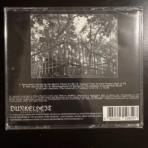 WOMB11 (-) (Dunkelheit - Germany original) (SS) CD