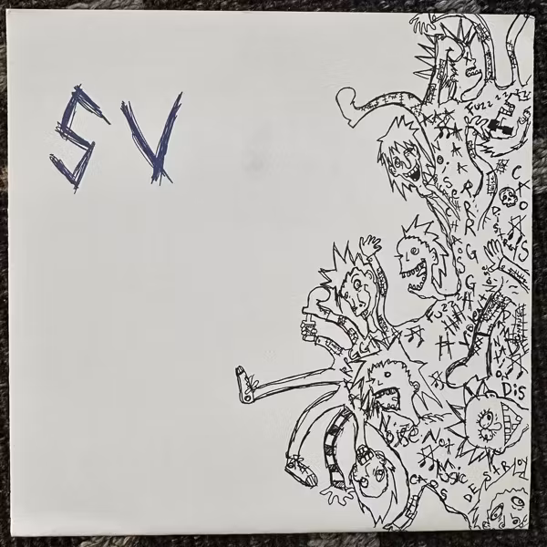STATE VIOLENCE State Violence (Blue vinyl) (Hesitation Wound – USA original) (EX) 7"