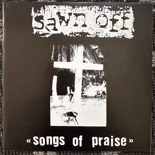 HEALTH HAZARD / SAWN OFF On A Path To No Tomorrow / Songs Of Praise (Flat Earth - UK original) (EX/VG+) 7"