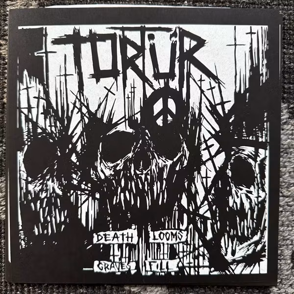 TORTÜR Death Looms Graves Fill (Green vinyl) (Phobia - Europe original) (EX) 7"