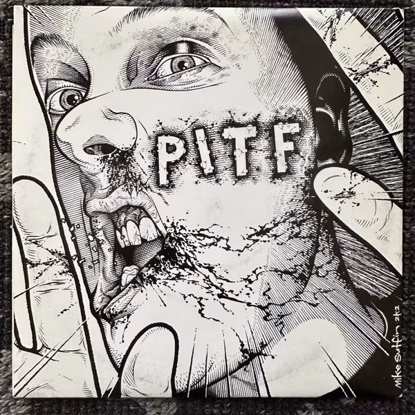 PUNCH IN THE FACE Punch In The Face !!! (Clear vinyl) (Lengua Armada Discos – USA original) (EX) 7"