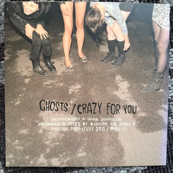 SPLITS, the Ghosts / Crazy For You (Airiston Punk-Levyt – Finland original) (EX) 7"