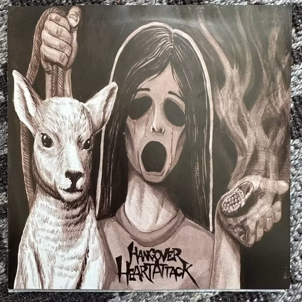 HANGOVER HEARTATTACK Hangover Heartattack (Force Fed - UK original) (EX) 7"