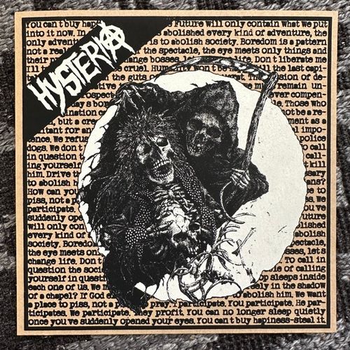 HYSTERIA Hysteria (Imminent Destruction - UK original) (NM/EX) 7"