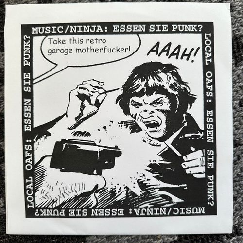LOCAL OAFS / MUSIC/NINJA Essen Sie Punk? (Strandad Sjöbuse - Sweden original) (EX) 7"