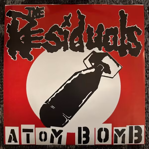 RESIDUALS, the Atom Bomb (Burgundy vinyl) (Pair-O-Docs - USA original) (VG+/EX) 7"