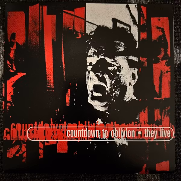 COUNTDOWN TO OBLIVION / THEY LIVE Split (Ugly Pop - Canada original) (EX) 7"