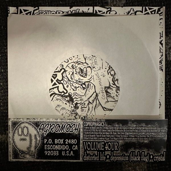 VOLUMEFOUR VS CORPROPHAGICS Svart Krieg (Agromosh - USA original) (EX) 7"
