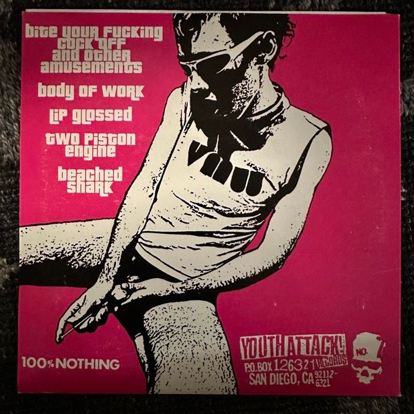 VIRGIN MEGA WHORE Virgin Mega Whore (Pink vinyl) (Youth Attack - USA original) (EX) 7"