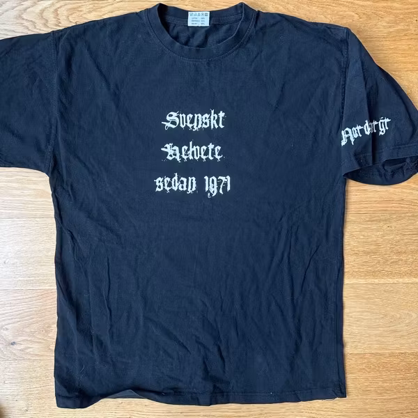 NORDVARGR Svenskt Helvete Sedan 1971 (XXL) (USED) T-SHIRT