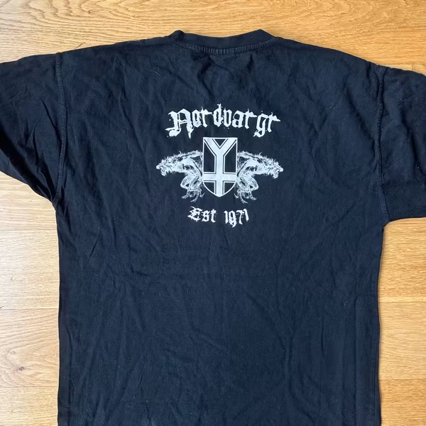 NORDVARGR Svenskt Helvete Sedan 1971 (XXL) (USED) T-SHIRT