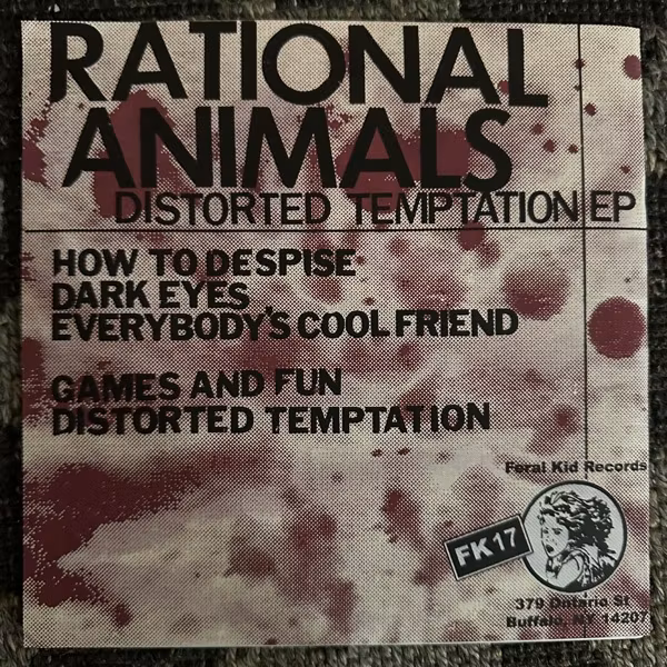 RATIONAL ANIMALS Distorted Temptation EP (Feral Kid - USA original) (EX) 7"