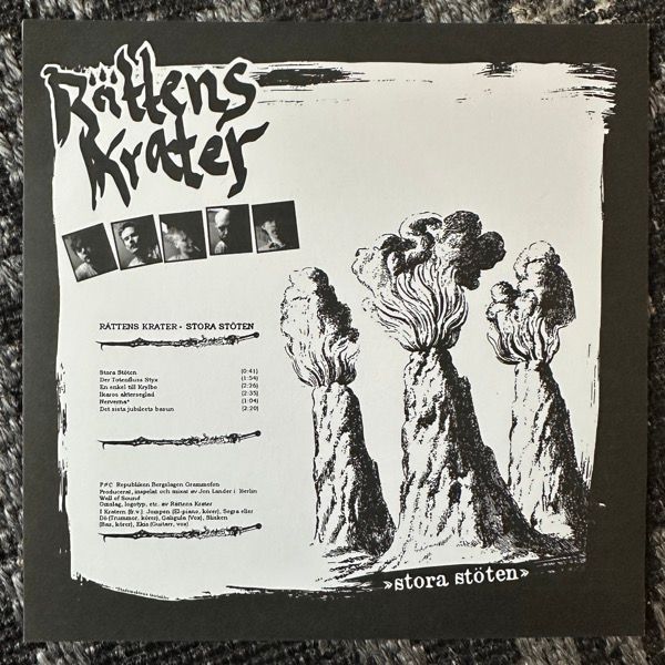 RÄTTENS KRATER Stora Stöten (Republiken Bergslagen Grammofon – Sweden original) (EX) 7"