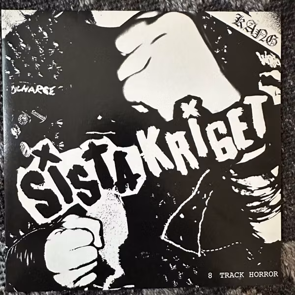 SISTA KRIGET 8 Track Horror (Pink vinyl) (D-Takt & Råpunk - Sweden original) (EX) 7"