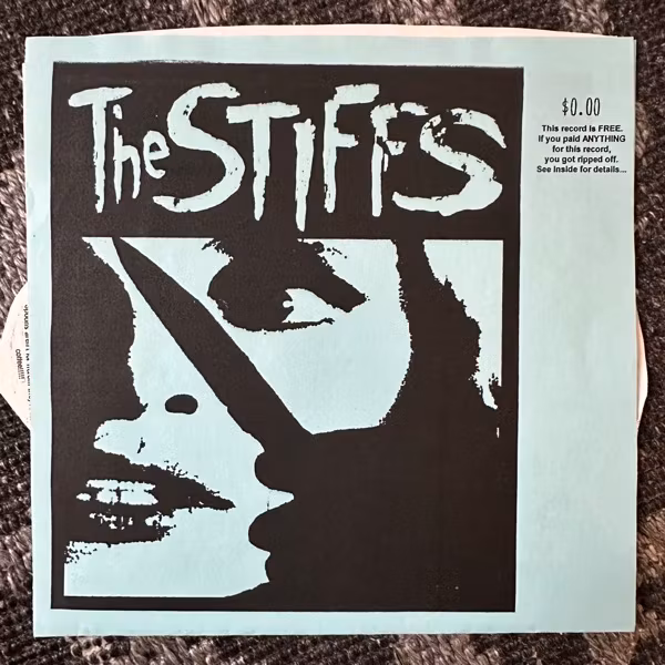 HECATEST / THE STIFFS Split (Blue vinyl) (Burn Brandon - USA original) (EX) 7"
