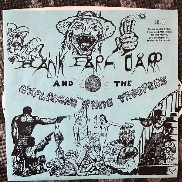 HECATEST / THE STIFFS Split (Blue vinyl) (Burn Brandon - USA original) (EX) 7"