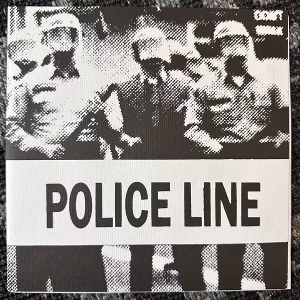 POLICE LINE Police Line (Kick N' Punch - Denmark reissue) (EX/VG+) 7"