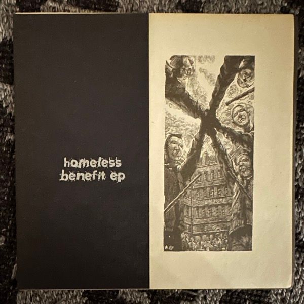 VARIOUS Homeless Benefit EP (Bad Card - France original) (EX/VG+) 7"