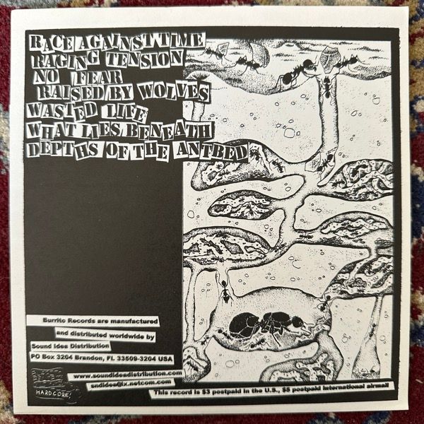 RACE AGAINST TIME Depths Of The Antbed (Burrito - USA original) (EX/NM) 7"