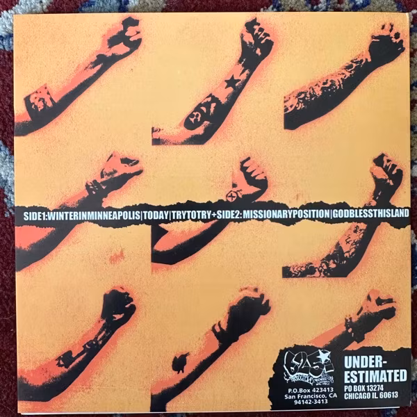 REAL ENEMY, the Too Little... ...Too Late (625 Thrashcore – USA original) (EX) 7"