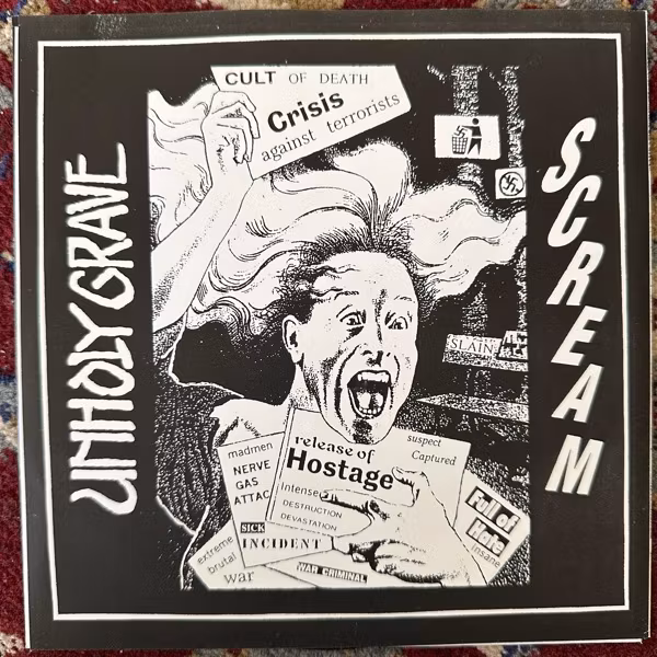 UNHOLY GRAVE / SHANK Scream / Creating Destroy (Sterilized Decay – UK original) (EX) 7"