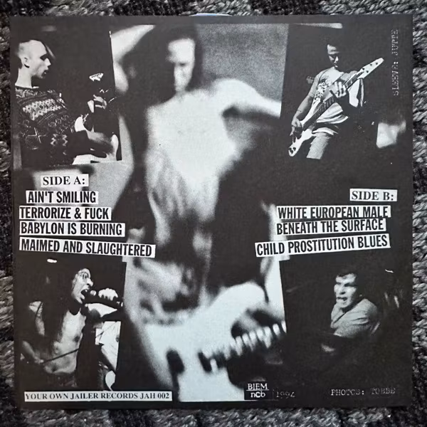 TIMES SQUARE PREACHERS Don't Be Numb!!! (Your Own Jailer - Sweden repress) (EX/VG+) 7"
