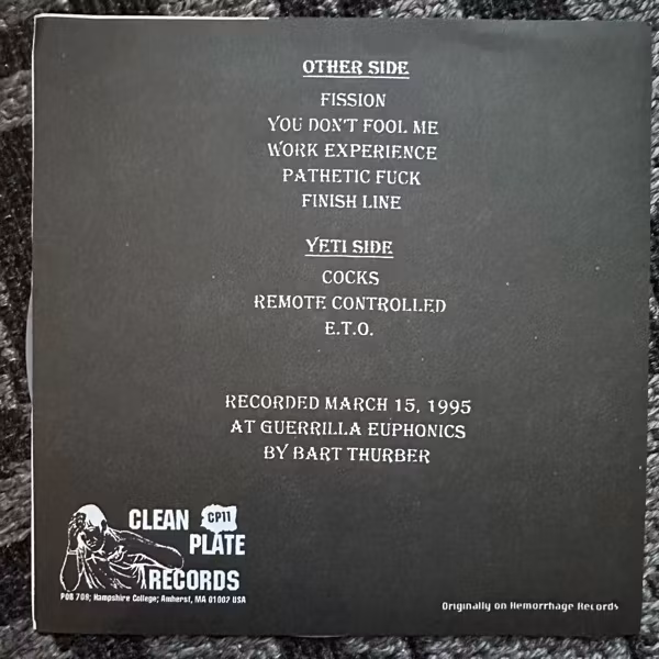 EVOLVED TO OBLITERATION Evolved To Obliteration (Grey vinyl) (Clean Plate - USA original) (EX/VG+) 7"